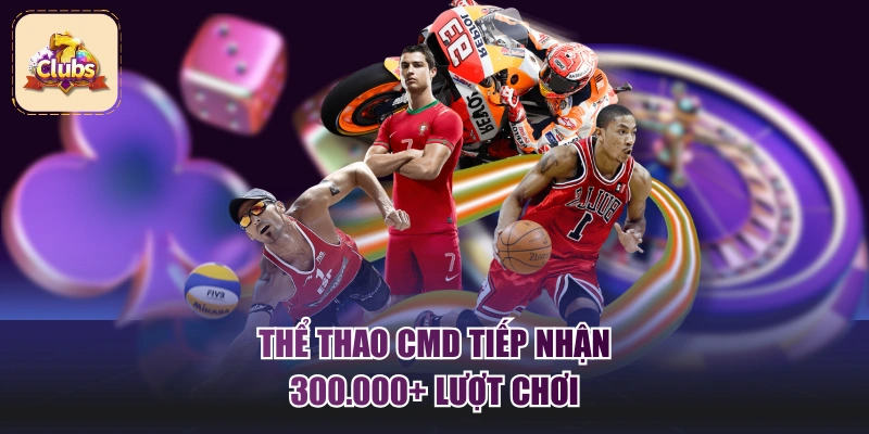 Thể thao CMD tiếp nhận 300.000+ lượt chơi